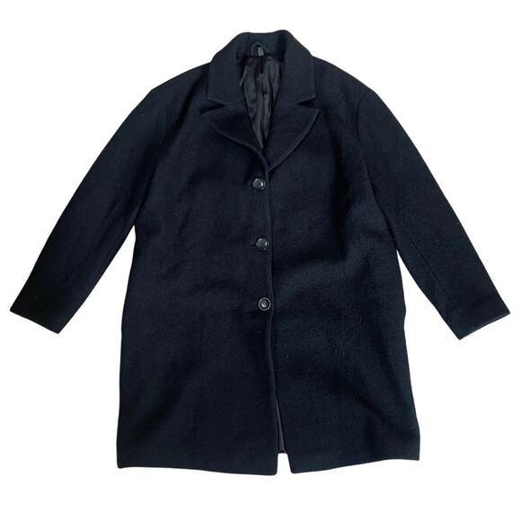 & Other Stories Black Wool Blend Jacket Coat Made in Italy - Size Women's 8 - Picture 1 of 6